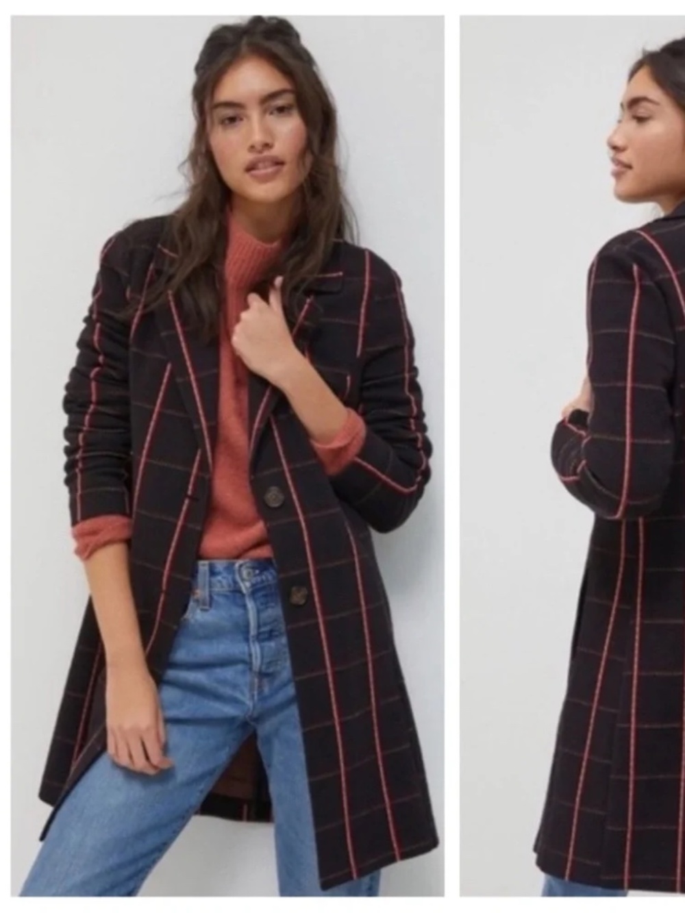 Plaid Blazer